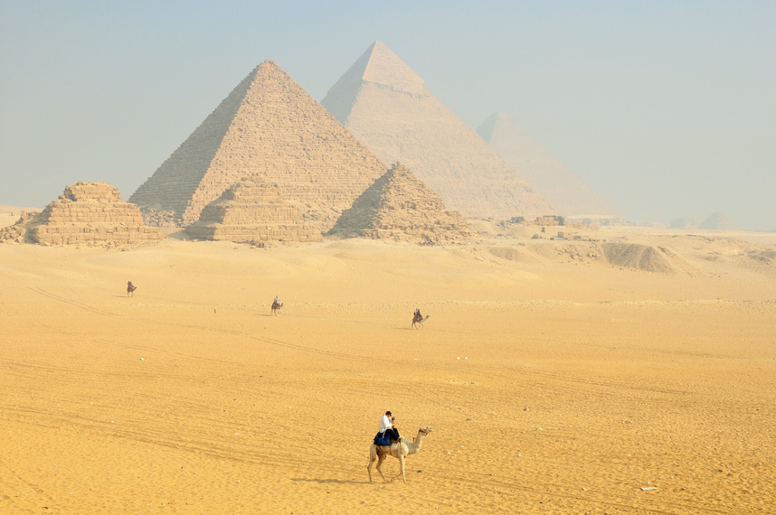 Man on a Camel in Egypt