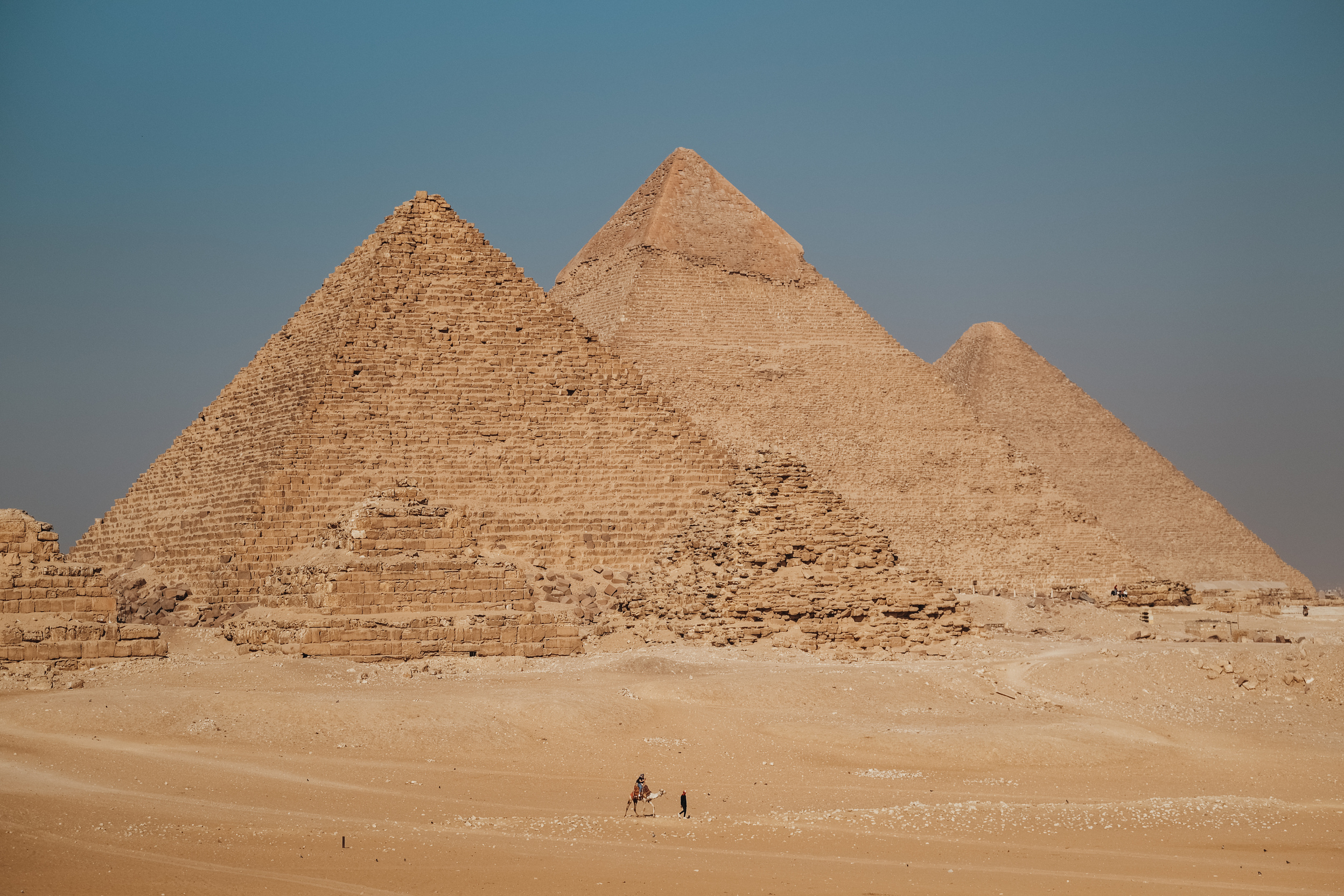 People Walking on Desert