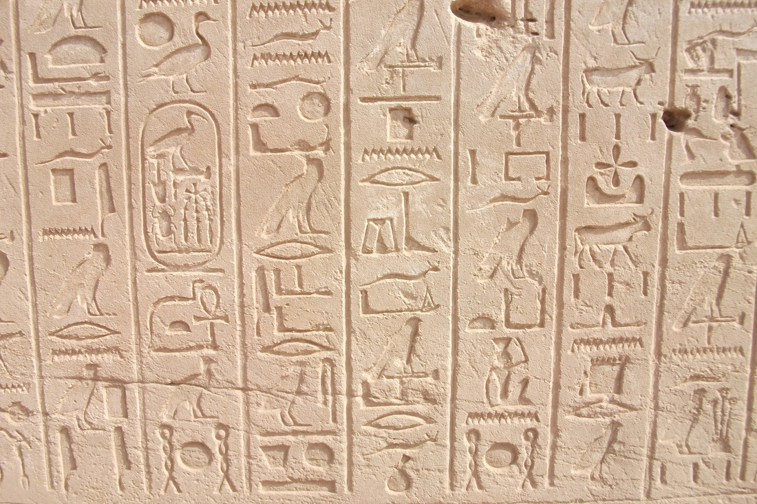 Hieroglyphics in Egypt